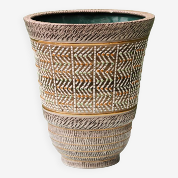 Ceramic vase, signed Jacques Breugnot