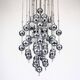 Italian Chrome Chandelier with Spherical Elements, 1970s