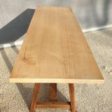 Workshop trestle coffee table