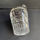 Crystal and 925 silver ice bucket – Gebrüder Deyhle