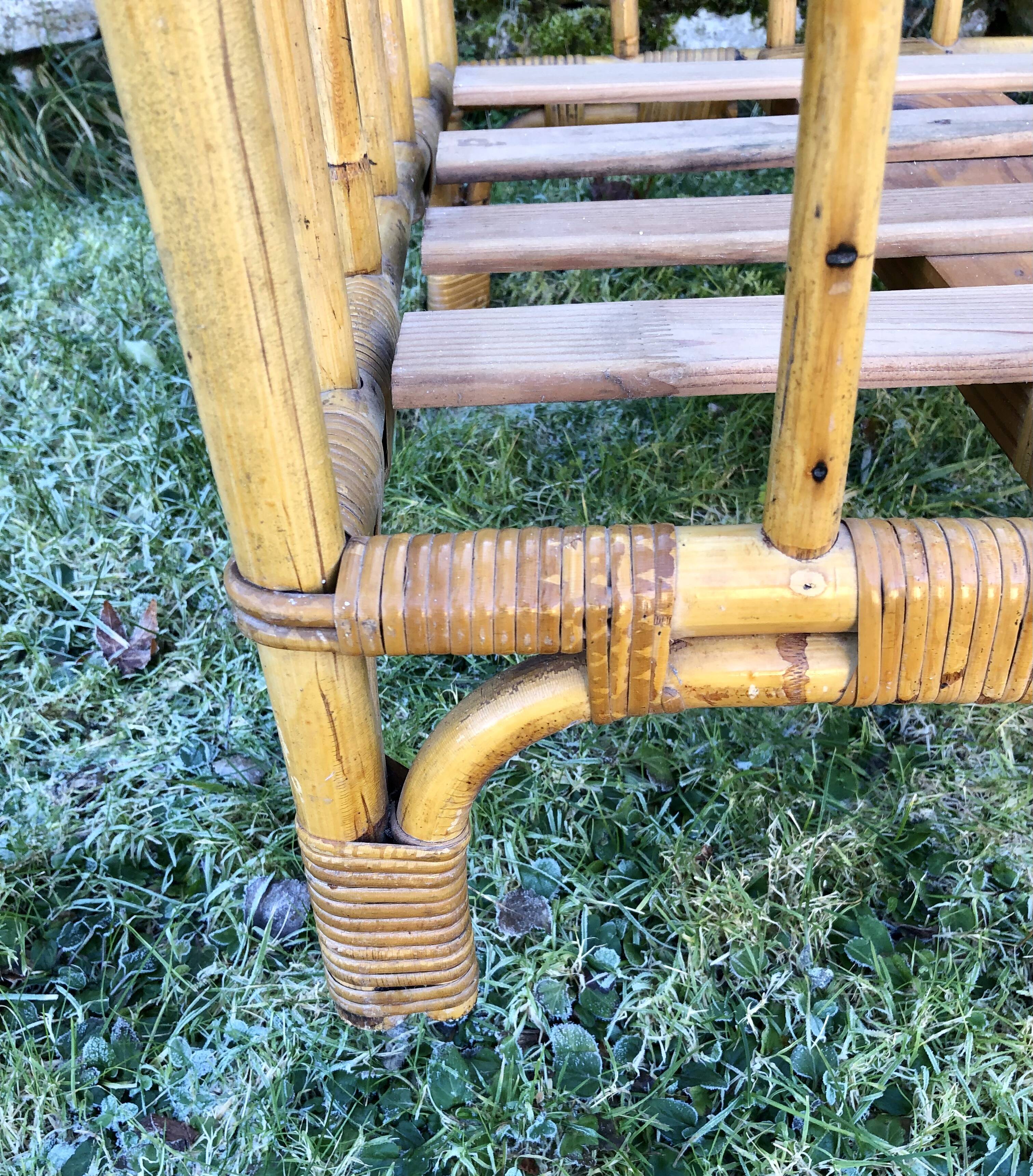 Children's rattan bed