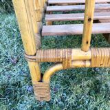 Children's rattan bed