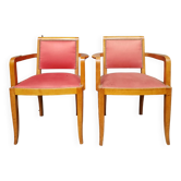 Paire de fauteuils vintage