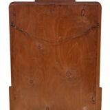 Dutch Art Deco Wall Mirror, Oak Frame, Amsterdamse School, 1920s