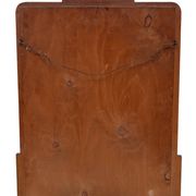 Dutch Art Deco Wall Mirror, Oak Frame, Amsterdamse School, 1920s