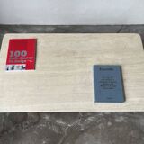 Travertine coffee table, Italy, 1980s