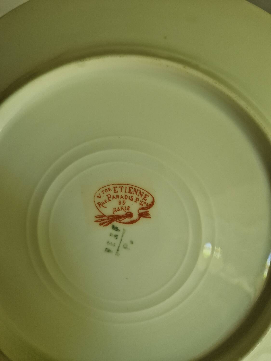 Lot of 11 Porcelain Dinner Plates Plus Presentation Dish Manufactured