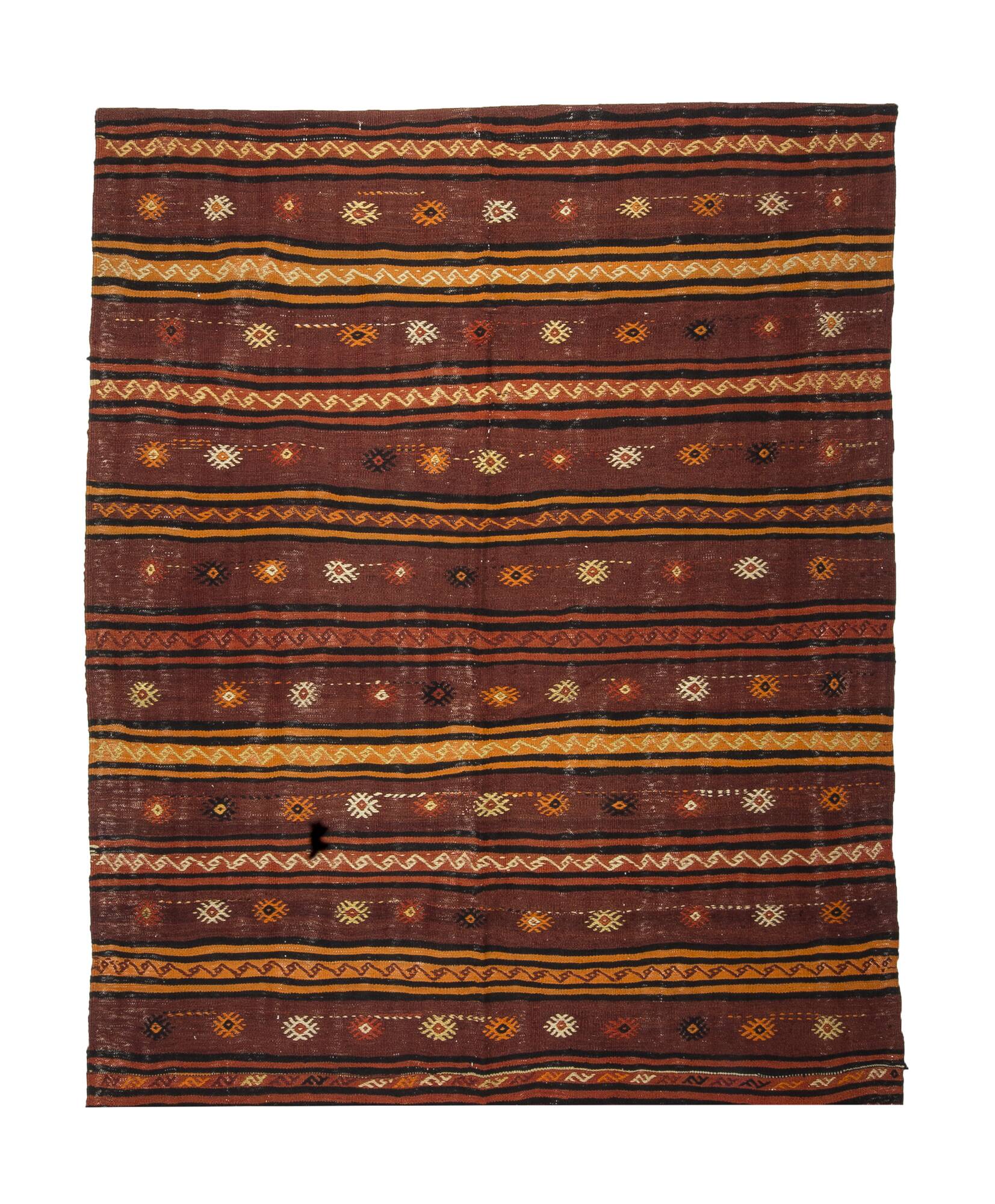 Turkish kilim rug, 227x173 cm, MYK-873
