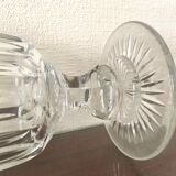 Vase 1960 carved Bohemian crystal