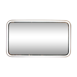 Fiberglass backlit mirror Italy 70s