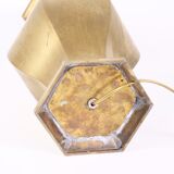 Neoclassical brass lamp large format design italy