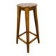 Tabouret de bar chêne bois massif