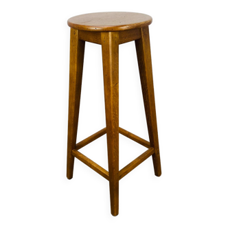 Solid wood oak bar stool