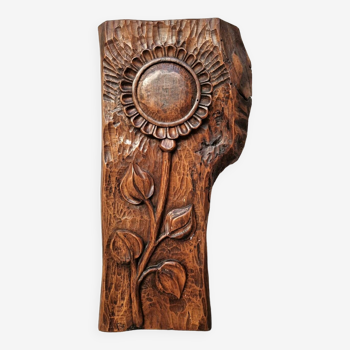 Carved wood flowers 1975