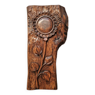 Carved wood flowers 1975