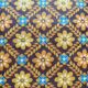 Coussins vintage seventies fleuris