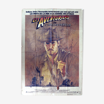 Original movie poster - "The Adventurers of the Lost Ark" - Spielberg 1981