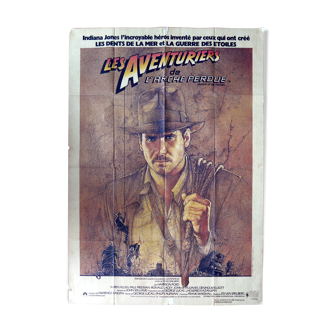 Affiche de cinéma originale - "les aventuriers de l'arche perdue" - Spielberg 1981