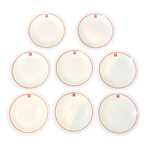 Set of 8 Citroën cheese plates or desserts - MS3.4
