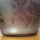 Unique lamp base Laque Line in eglomisé glass from the 70s-80s.