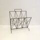 Foldable wire magazine holder
