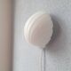 Glassh-tte Limburg 80s milky white glass wall lamp
