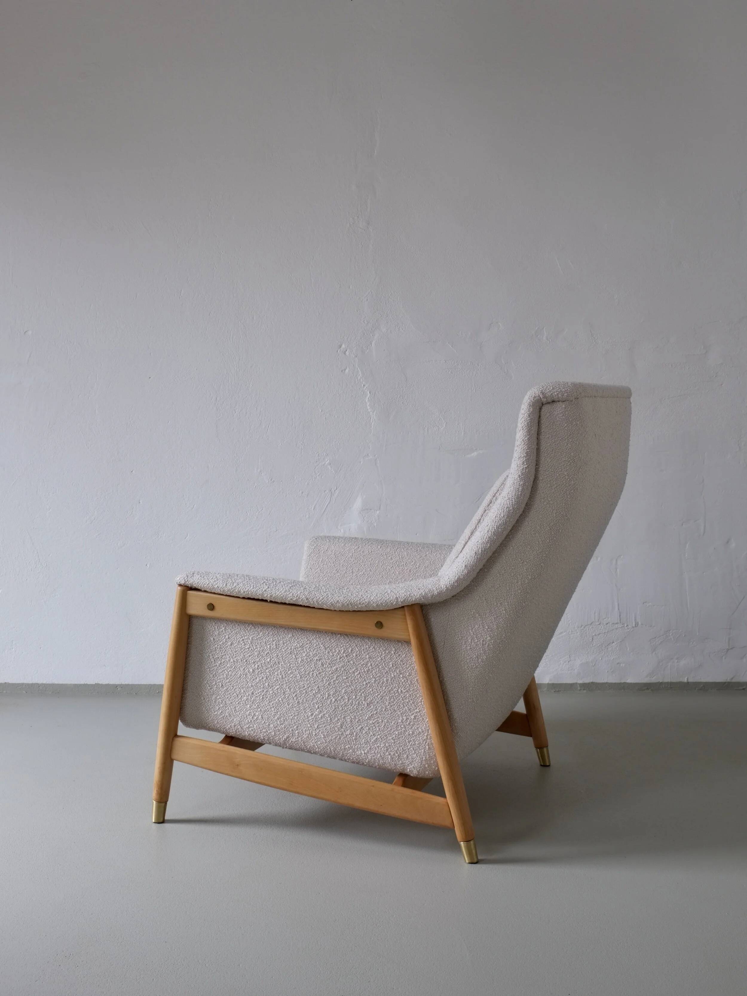 Chaise longue Folke Ohlsson pour Duxello | Suède | années 1950