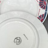 Flat plates old art deco pattern