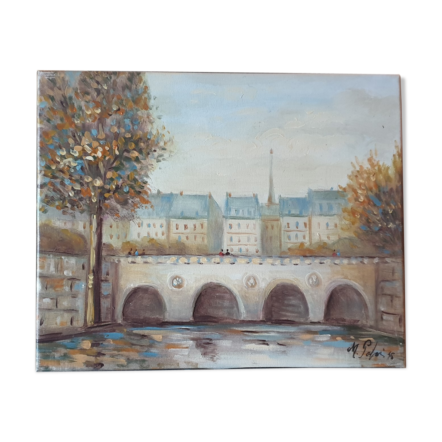 Oil on canvas by painter Michel Pabois