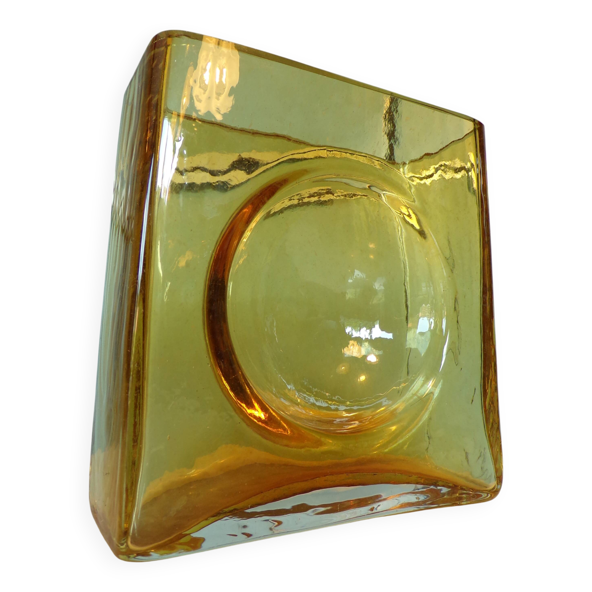 Christian Tortu Amber Yellow Vase