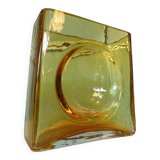 Vase Christian Tortu jaune ambré