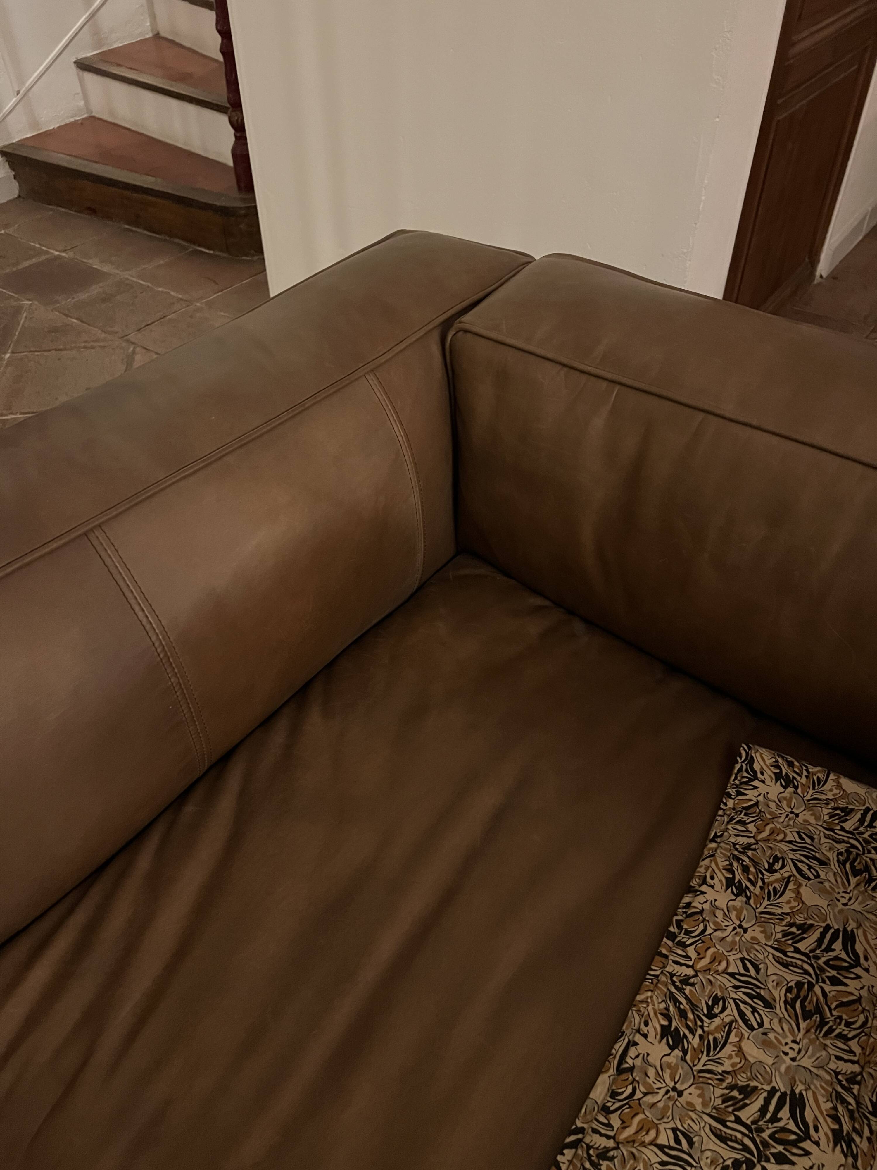 leather sofa