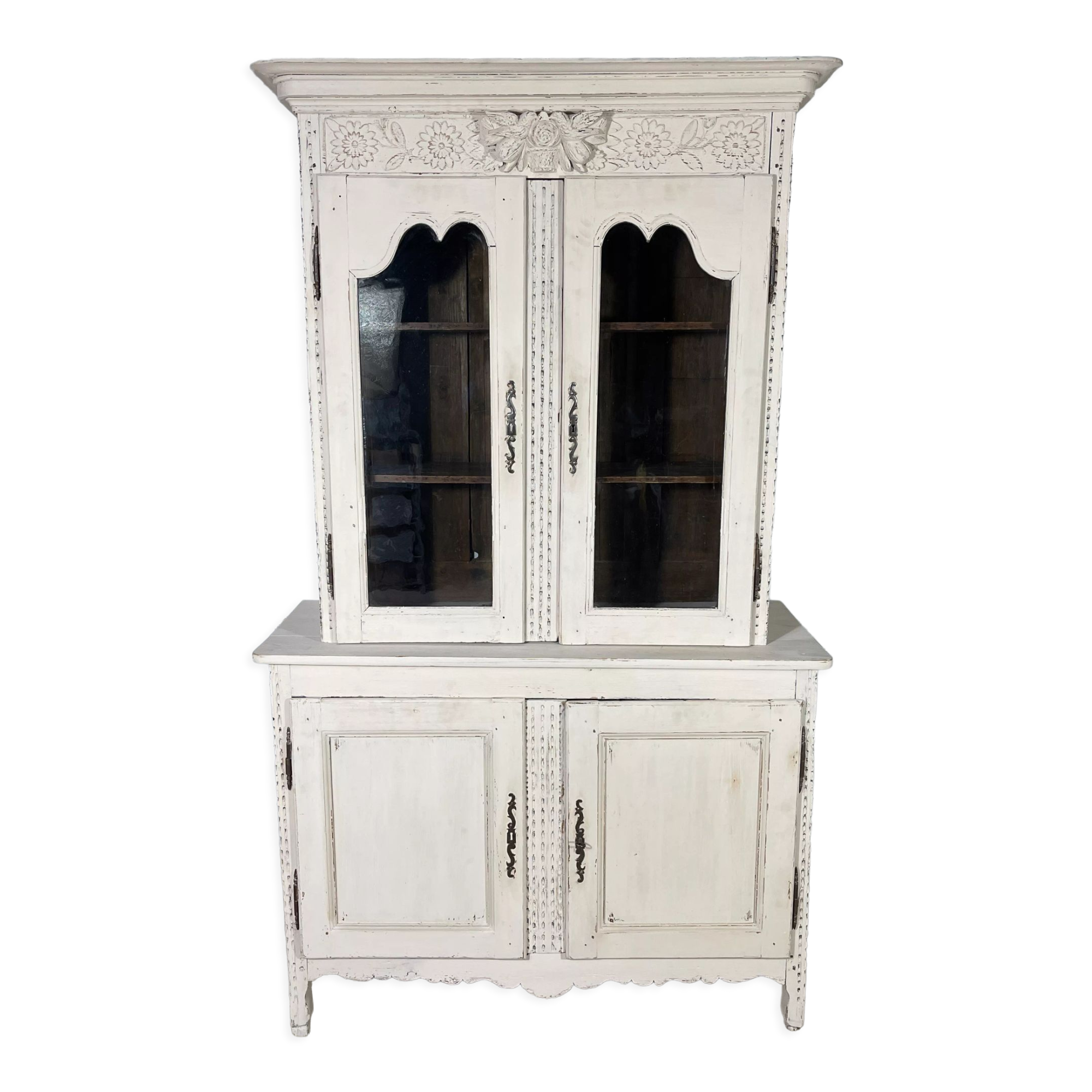 Carved wooden dresser