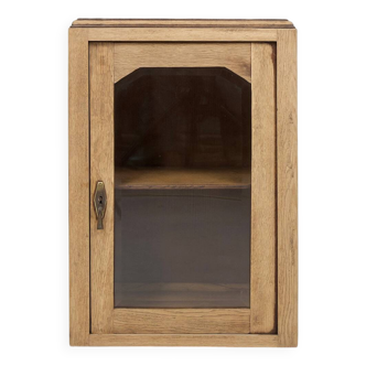 Rustic French table display cabinet, ca. 1900