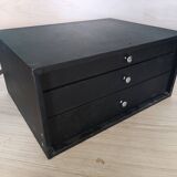 Imitation cardboard box cabinet, storage 3 drawers