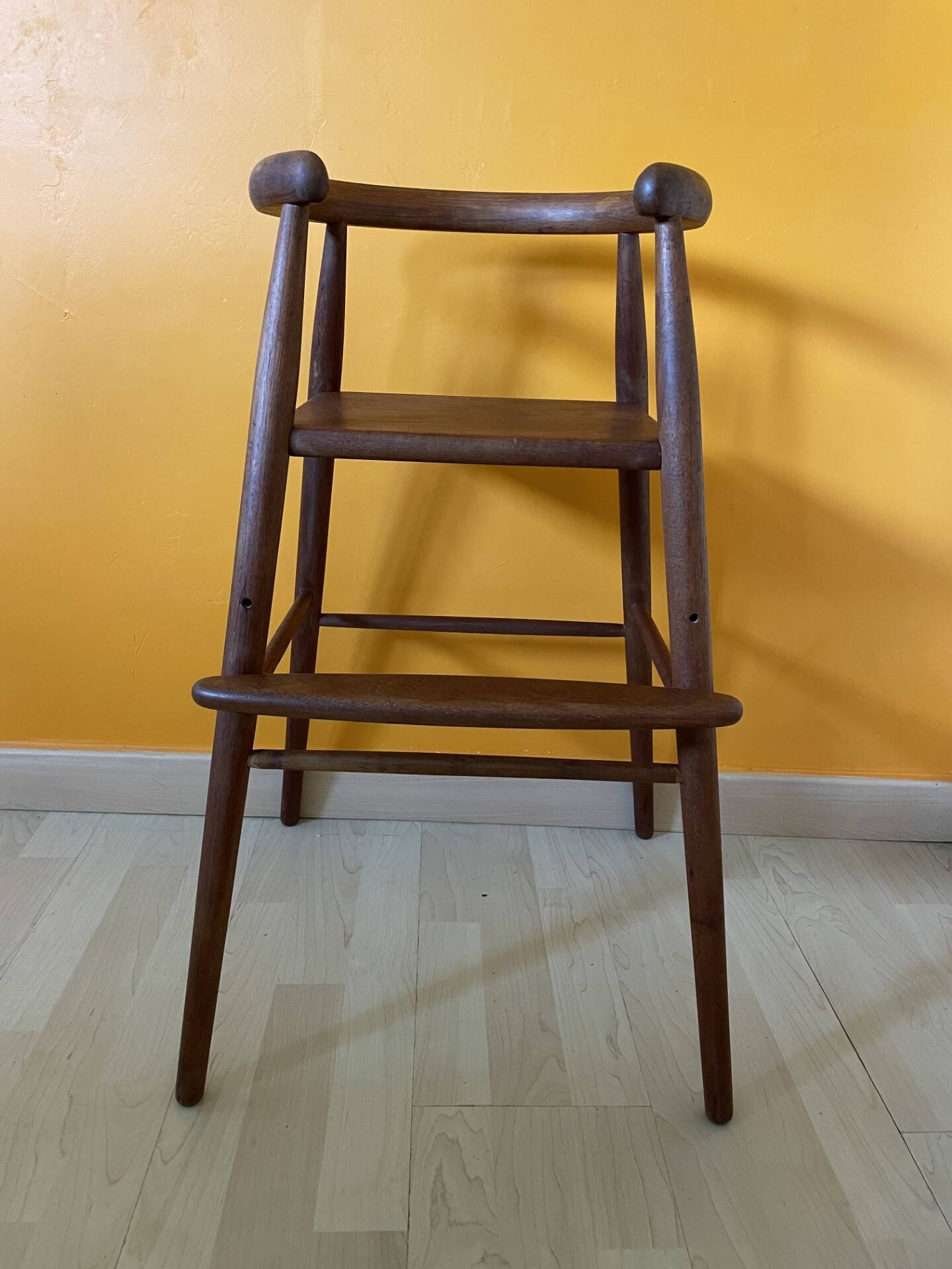 Danish Children's High Chair by Nanna Ditzel for Kold Savvaerk, 1950s