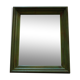 Miroir bois ancien vert 28x34cm