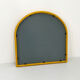 Mirror model 4720 yellow by Anna Castelli Ferrieri for Kartell 1980s 65x65cm