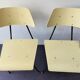 Set of 2 bedroom chairs and sidetabe by Rob Parry for Dico, The Netherlands 1950's