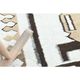1970s Turkish Oushak Handmade Wool Cotton Beige Runner Rug 99x300