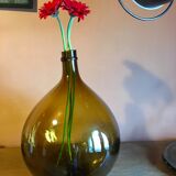 Old amber demijohn, 19th century, 10 litres