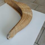 Chistera raquette pelote basque avec son gant cuir