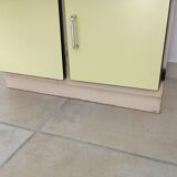 Formica kitchen buffet pale yellow