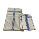 Lot of blue stripe towels
