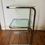Service/end of vintage canape 1970 double tray