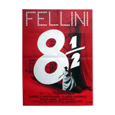 Original movie poster "eight and a half 8 ½" of Frederico Fellini