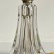 Art deco crystal star lamp base