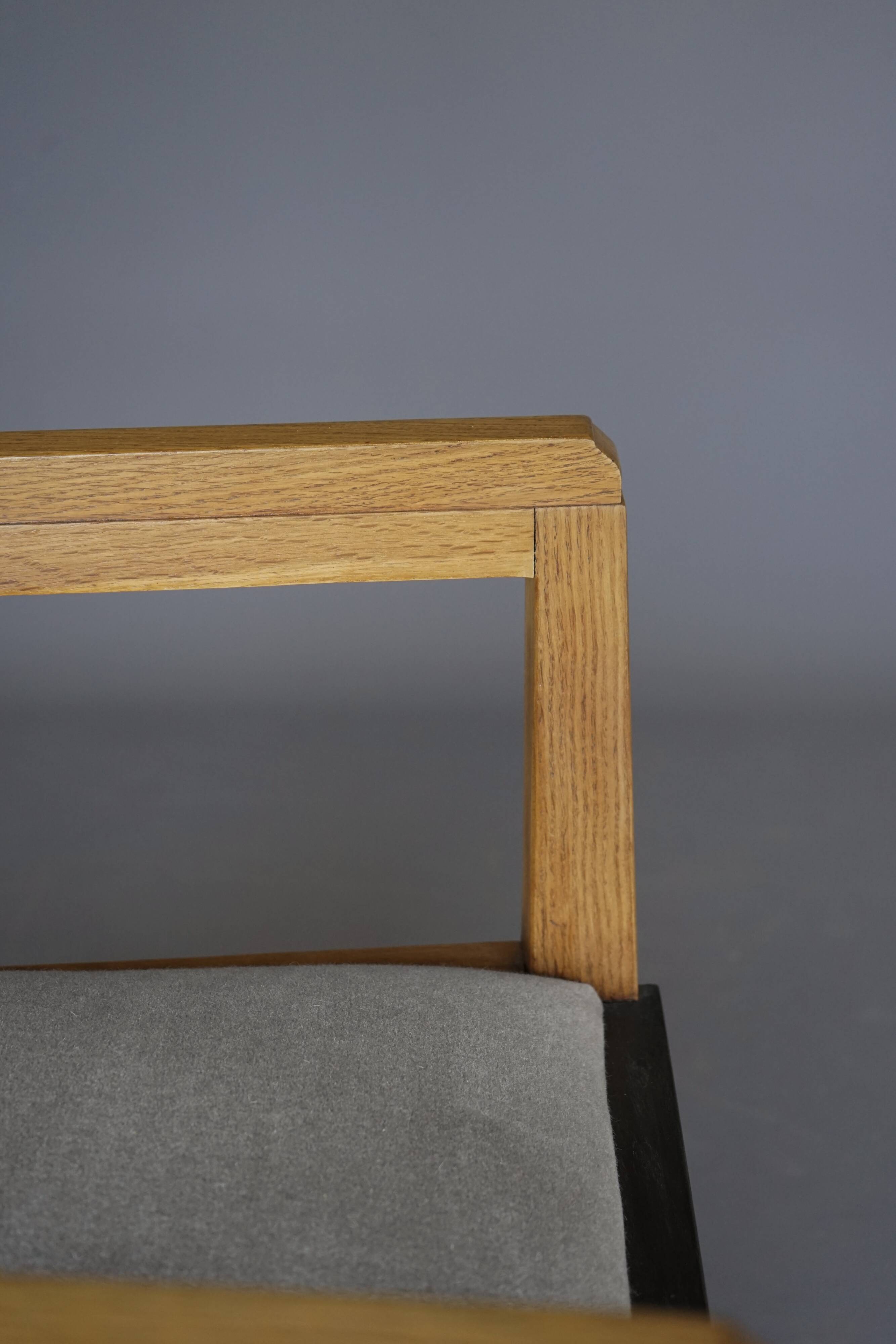 Oak Dutch Art Deco Armchair by Cor Alons for Winterkamp & van Putten