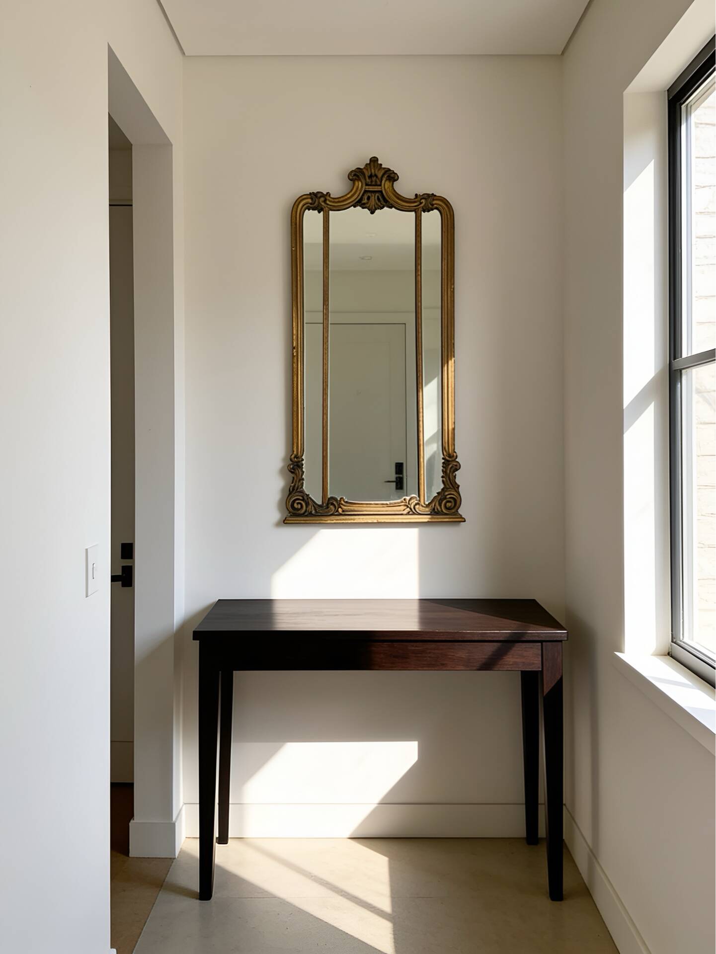 Antique Italian wall mirror, 19th century.