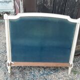 Blue velvet bed